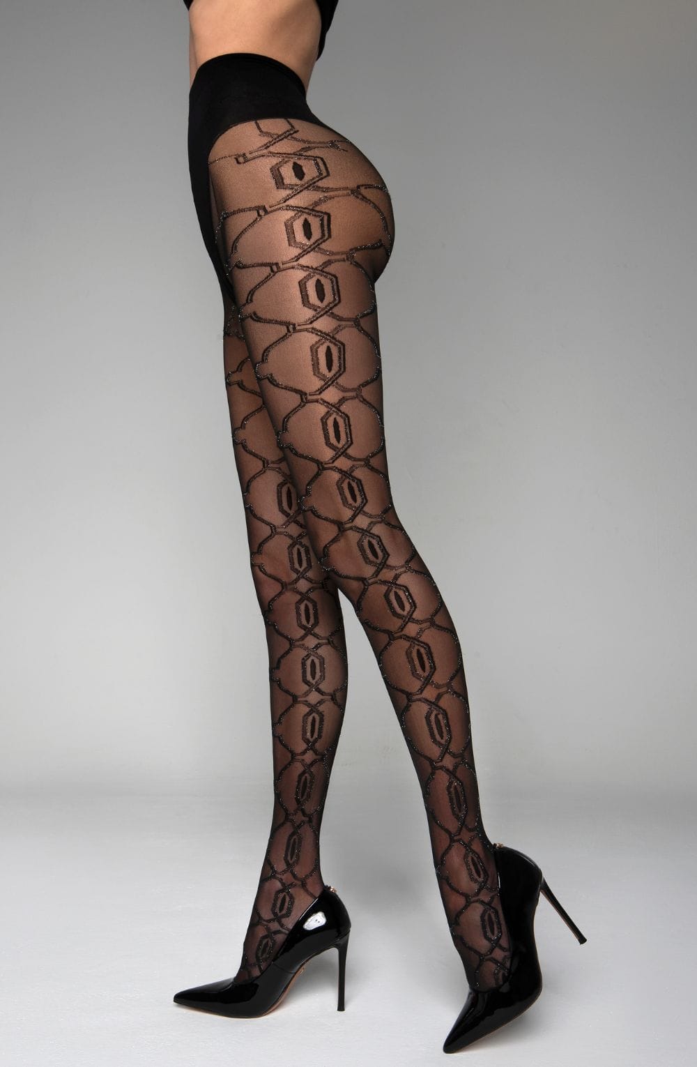 Anya Grace Crotchless Tights
