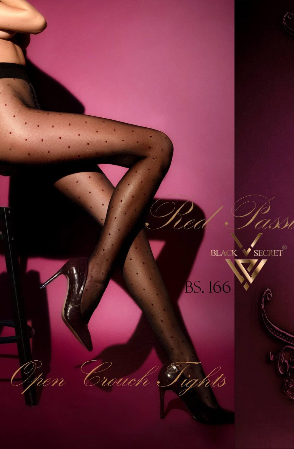 Dina Grace Crotchless Tights