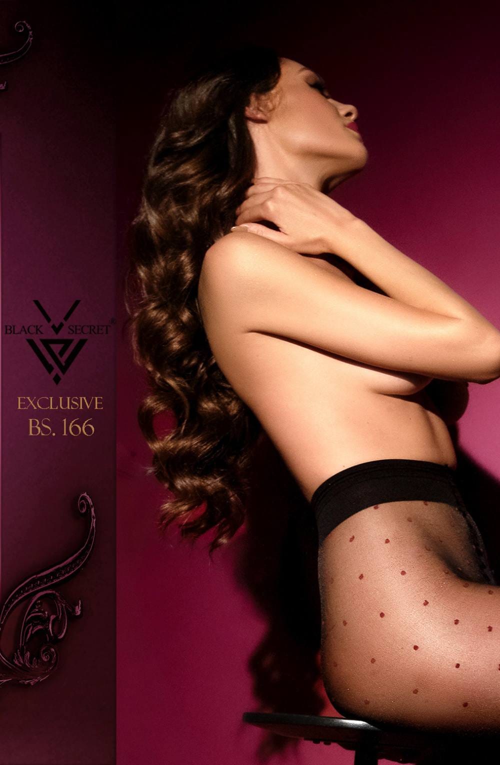 Dina Grace Crotchless Tights