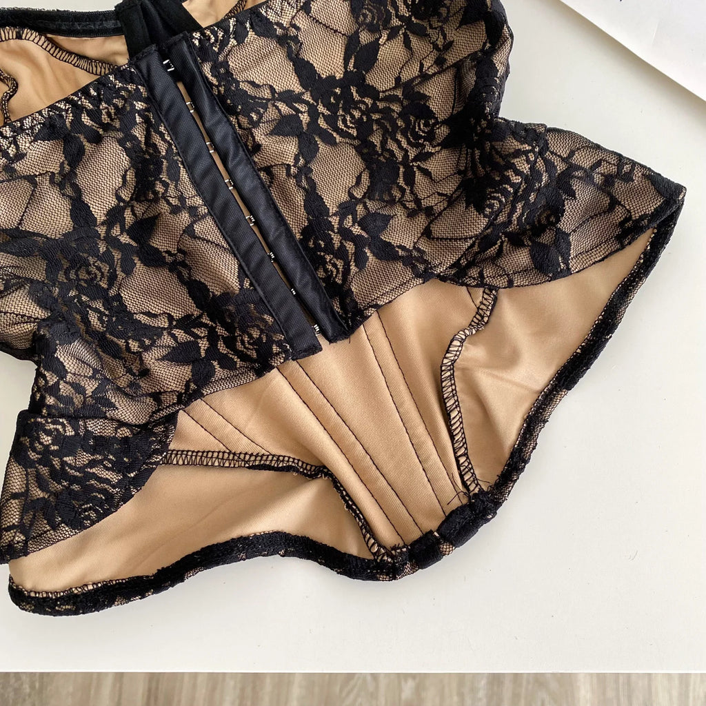 Control Lace Corset Top