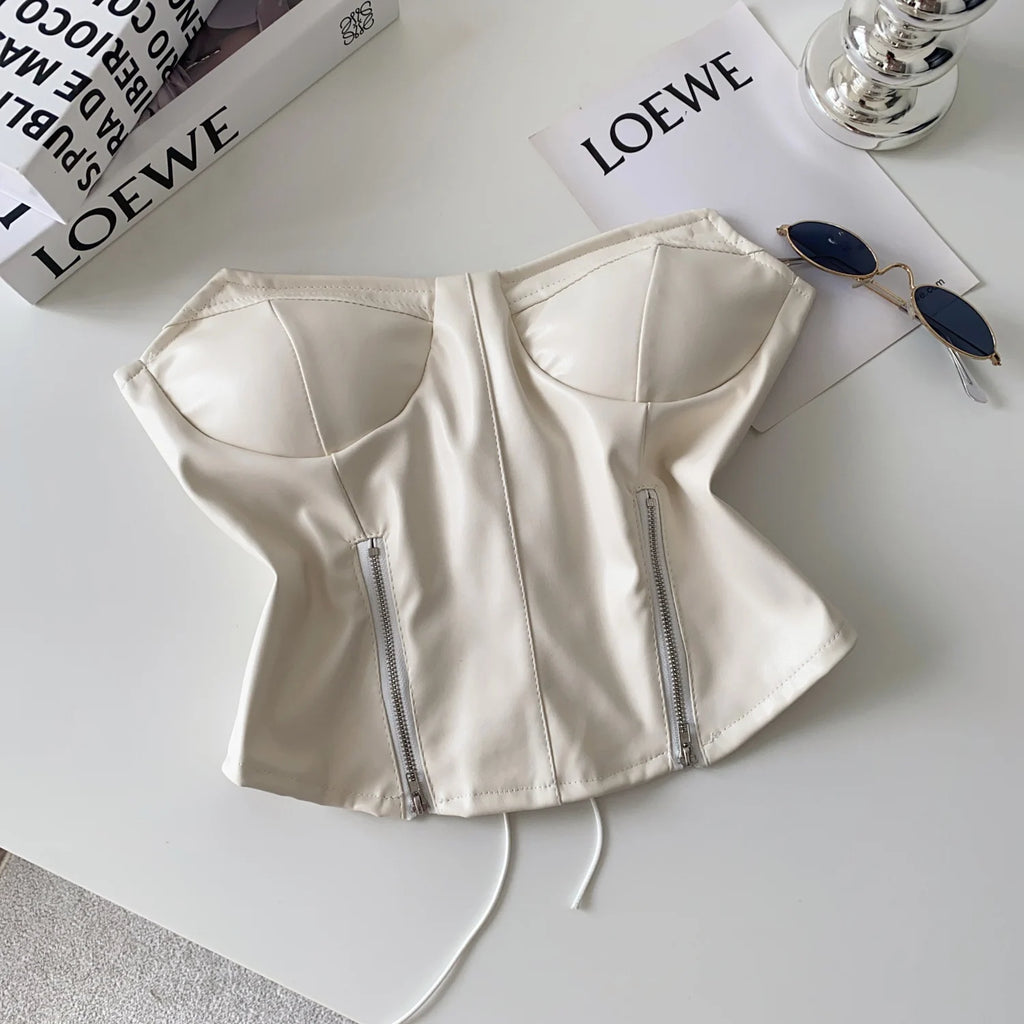 Zip Me Up Corset Top