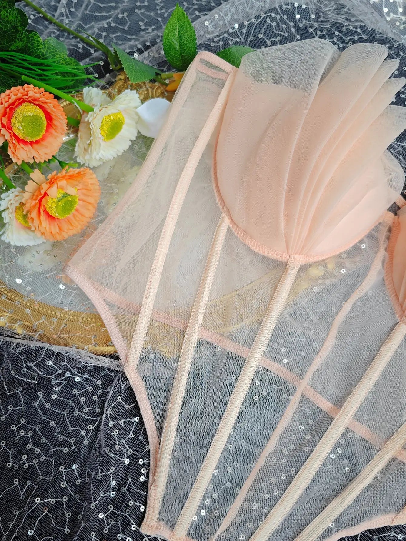 Blushing Tulip Corset Top