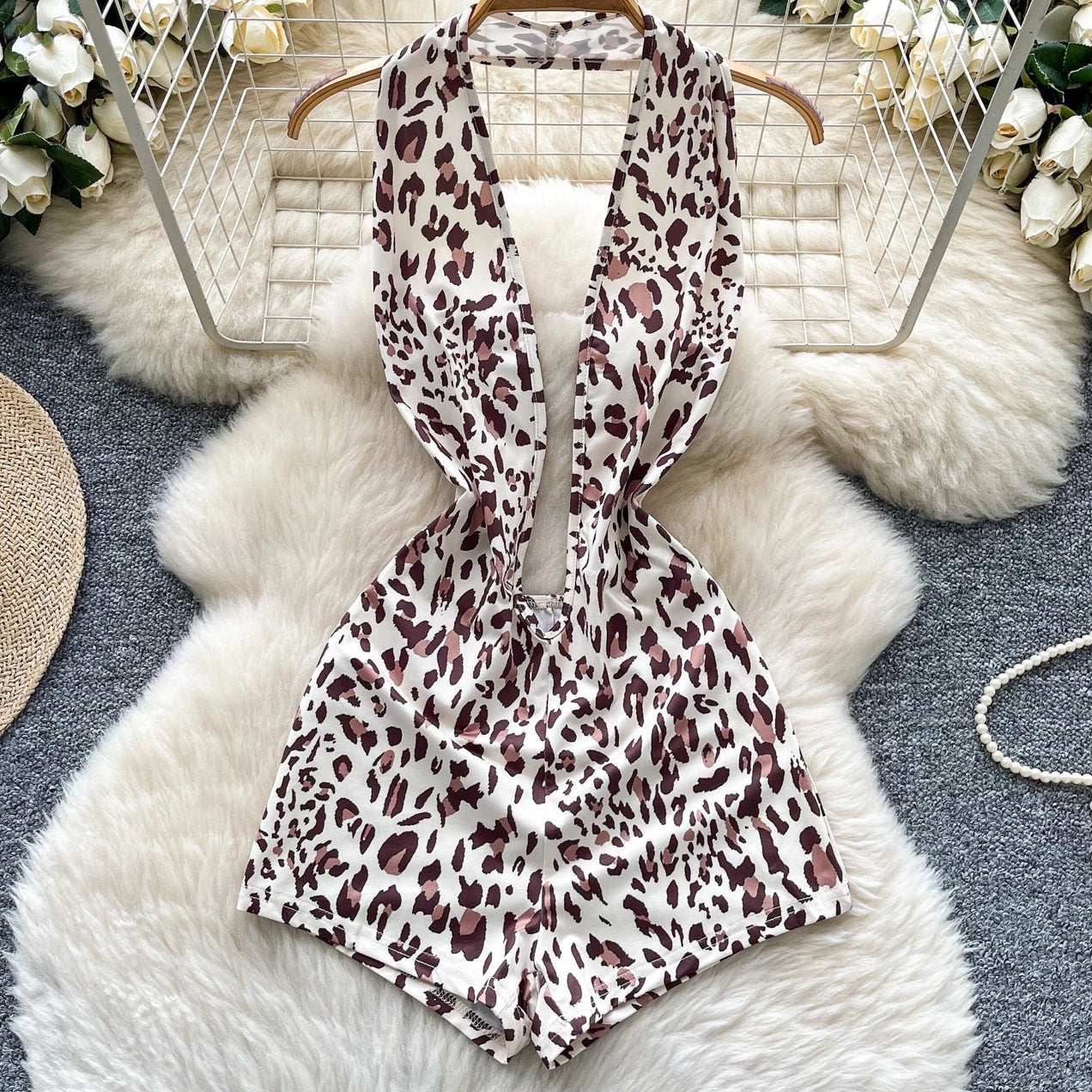 Wild Kitten Romper
