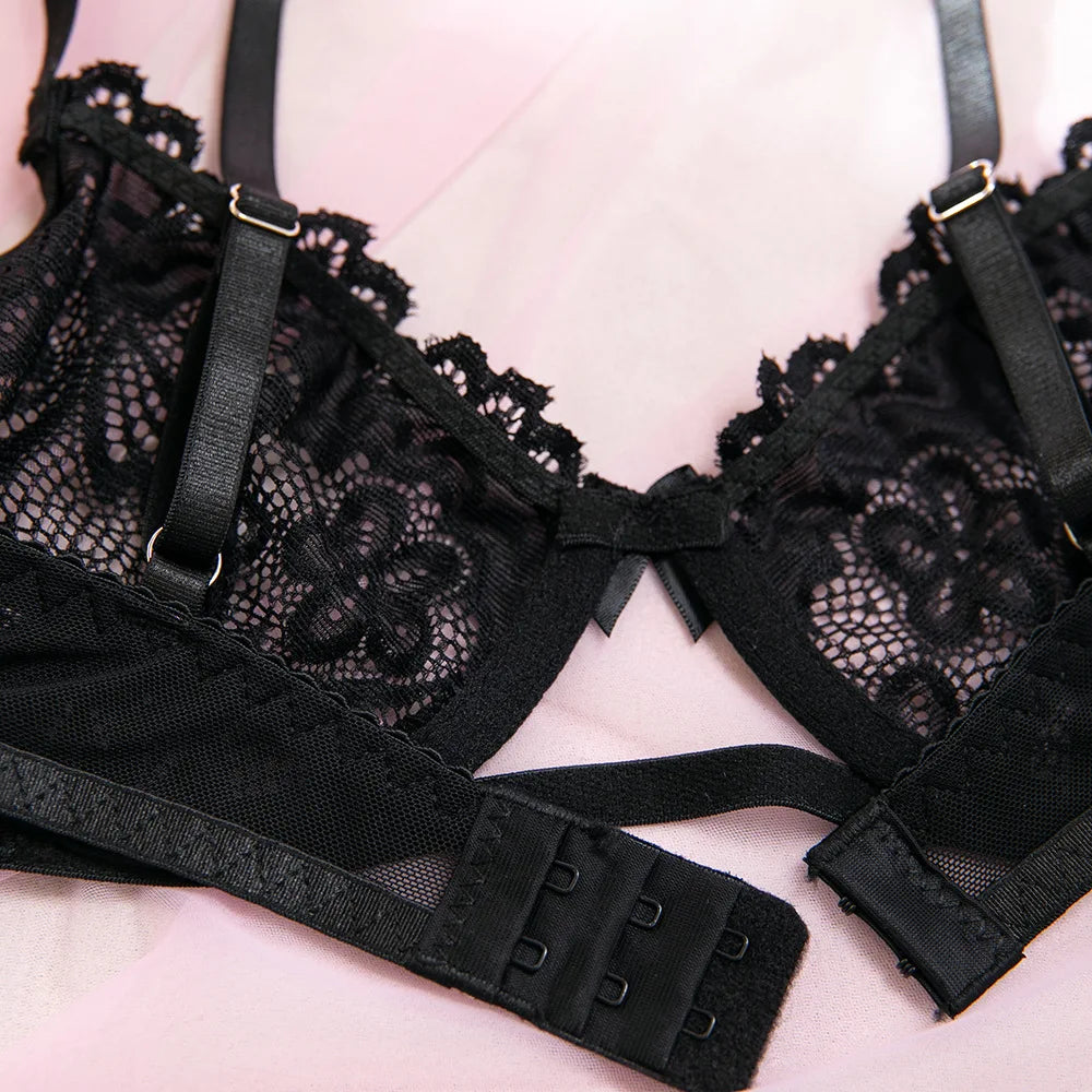 Midnight Mischief Lace Set