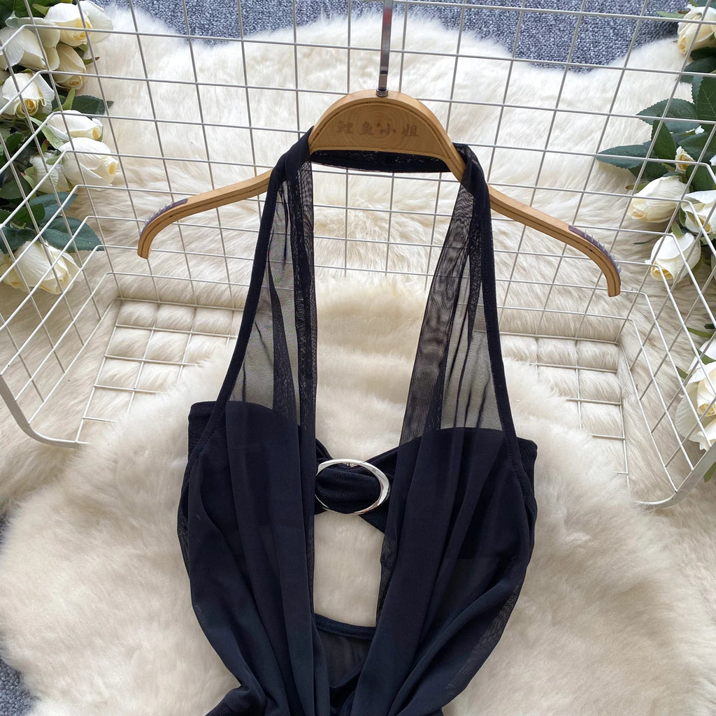 Eclipse Plunge Corset Dress