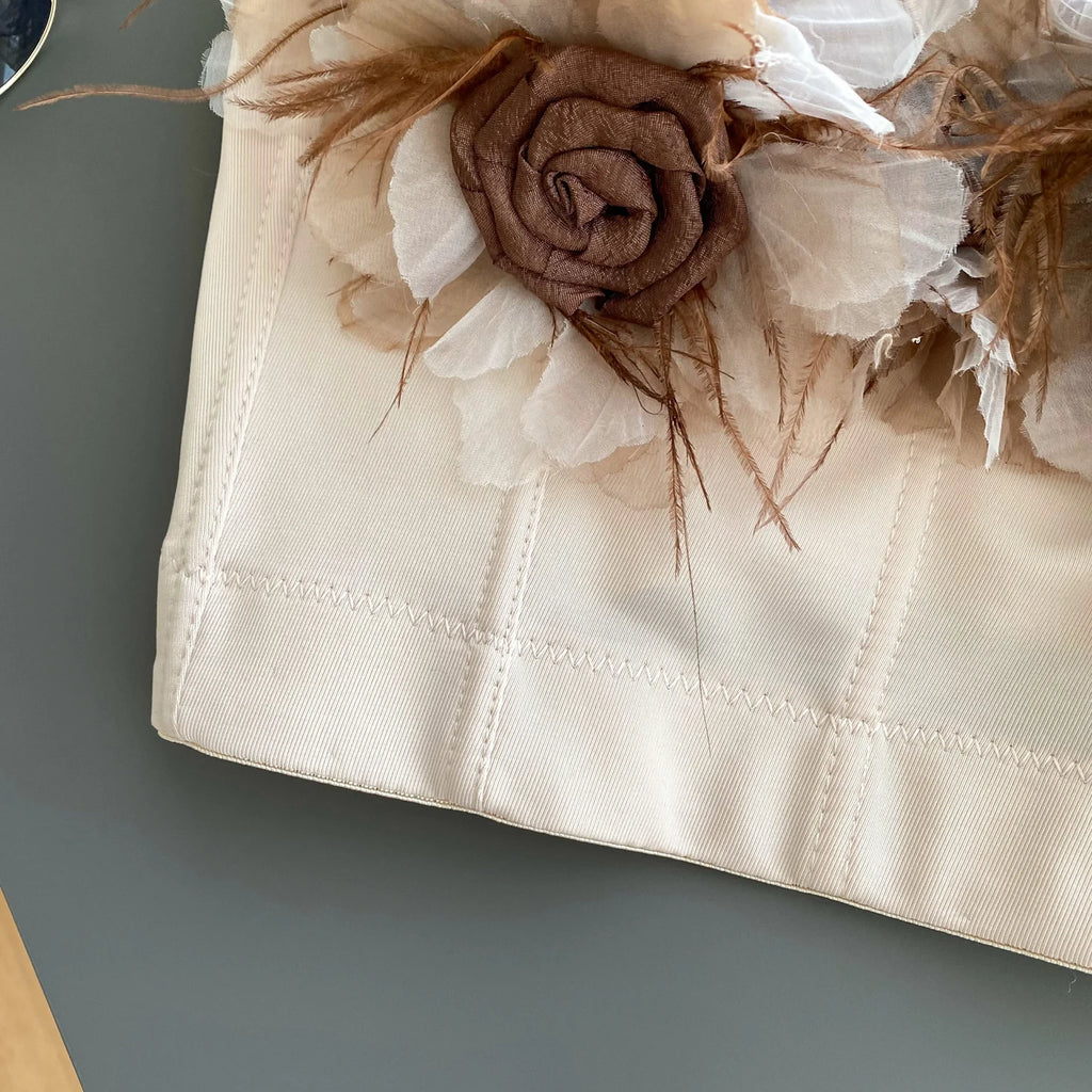 Crushed Bloom Corset Top