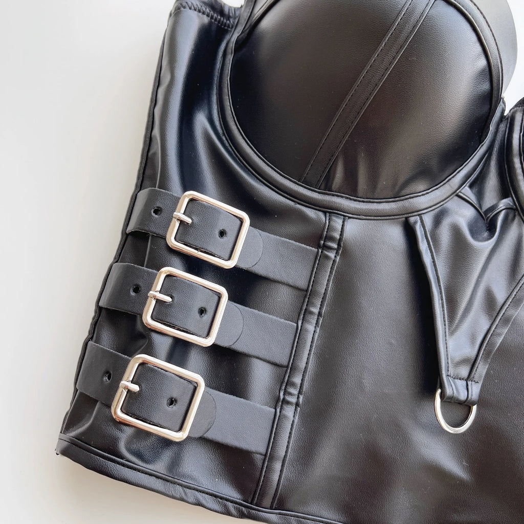 Buckled Knees Corset Top