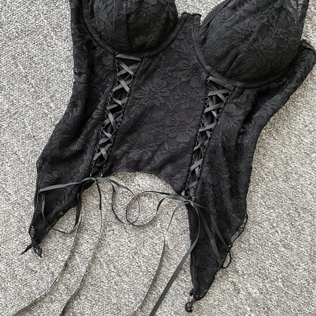 Lattice Tie Bodysuit