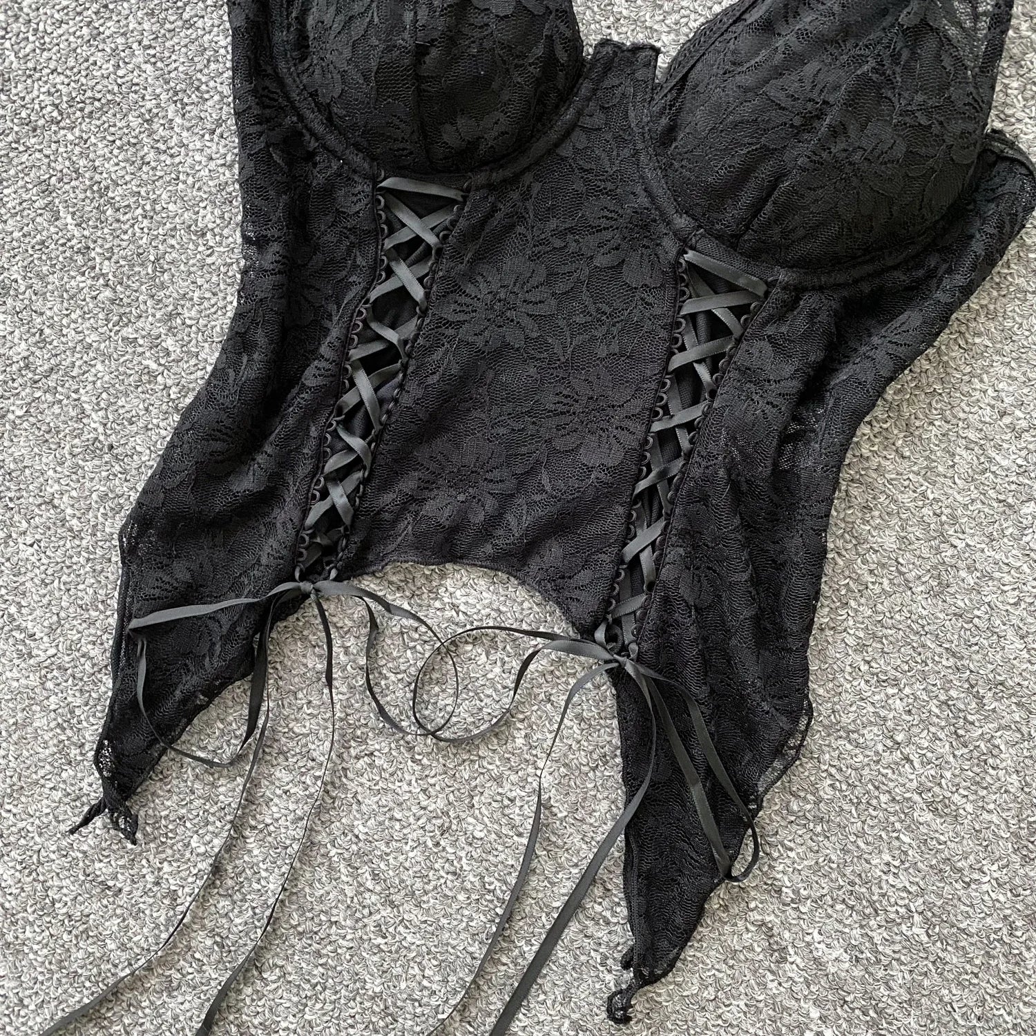 Lattice Tie Bodysuit