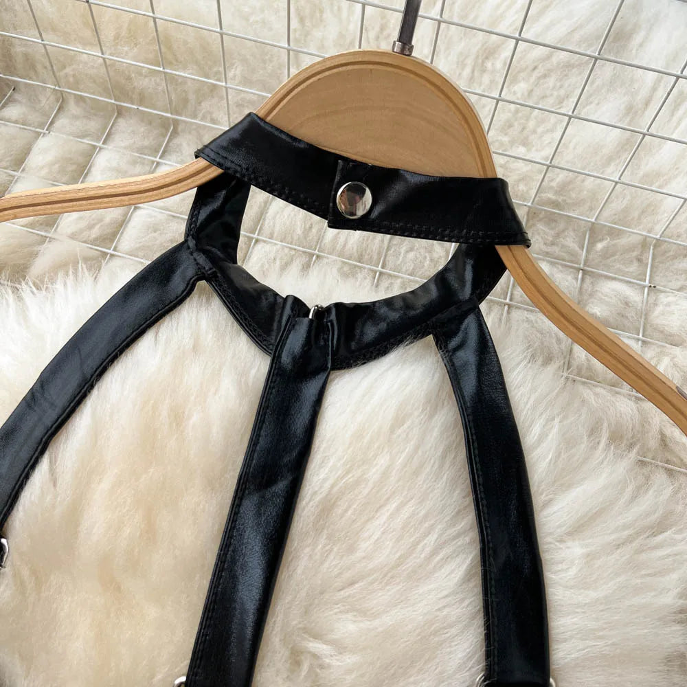 Crossbind Halter Bodysuit