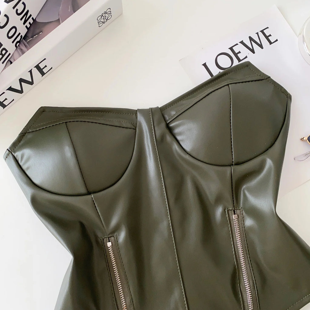 Zip Me Up Corset Top