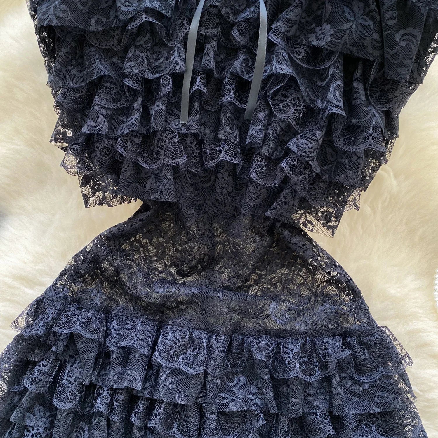 Tierfall Ruffle Mini Dress