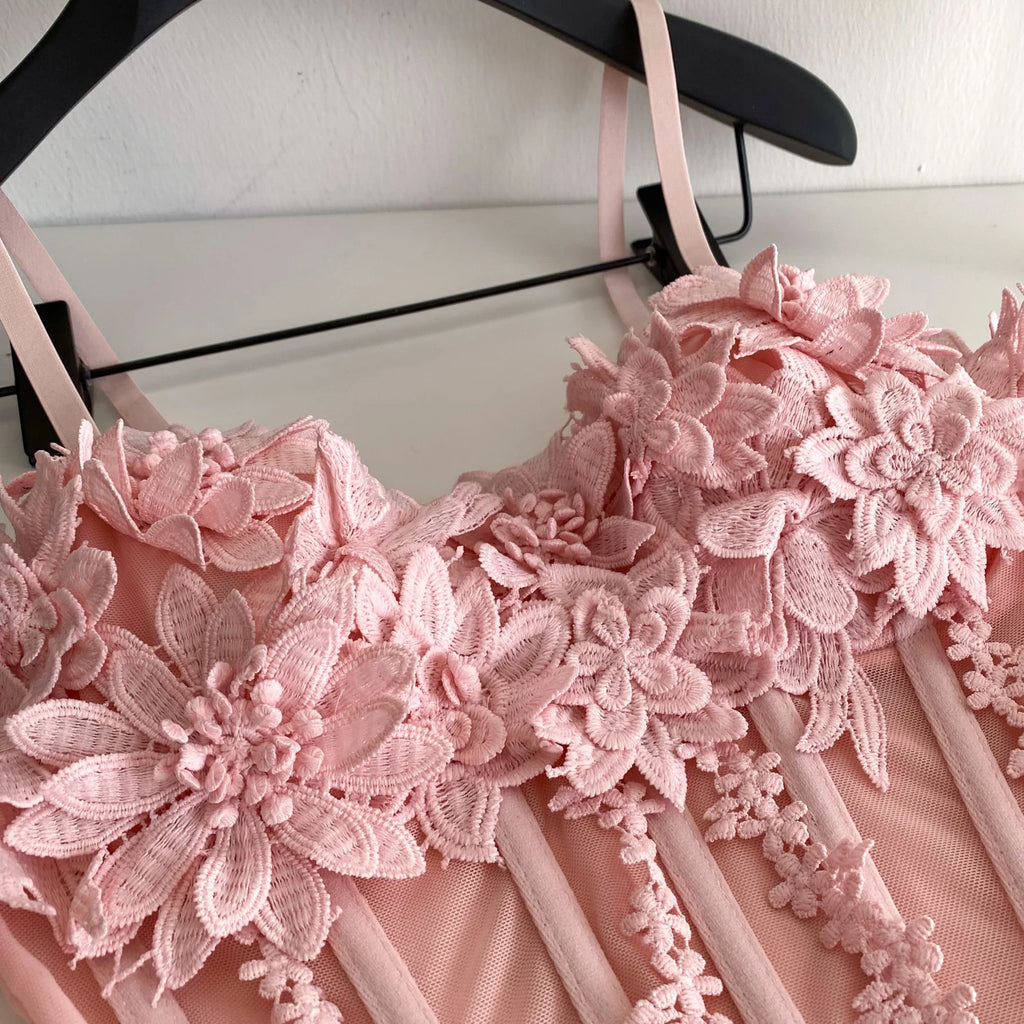 Floral Reverie Corset Bodysuit