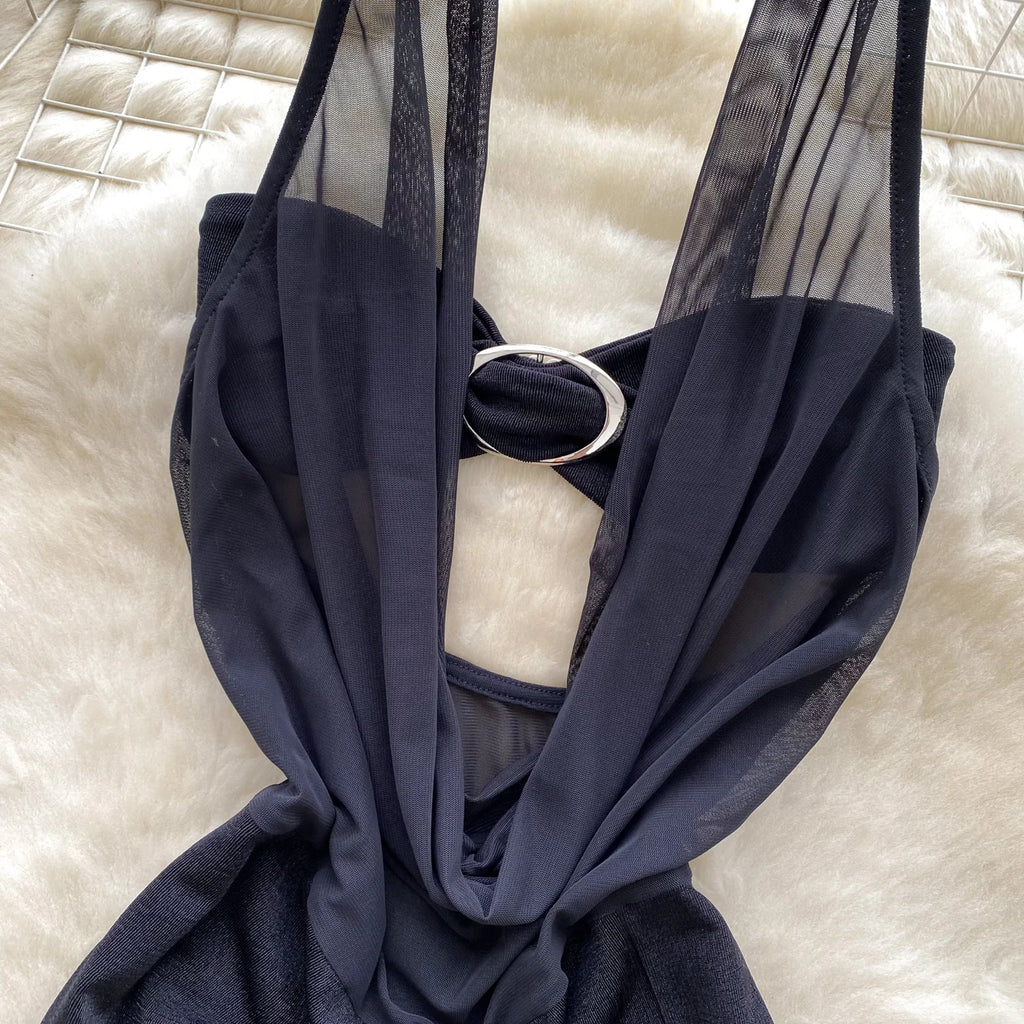 Eclipse Plunge Corset Dress