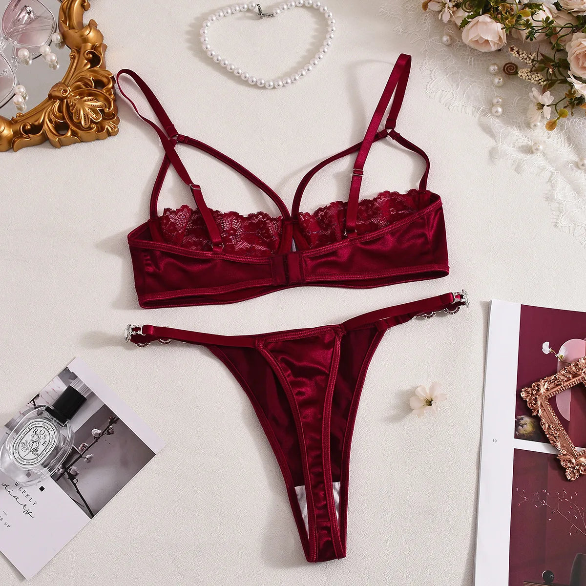Ruby Kiss Lace Set