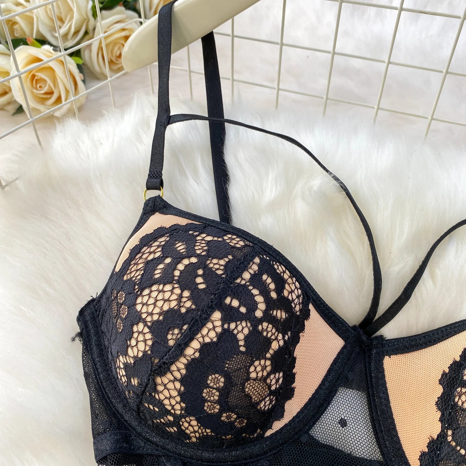 Noir Obsession Backless Bodysuit