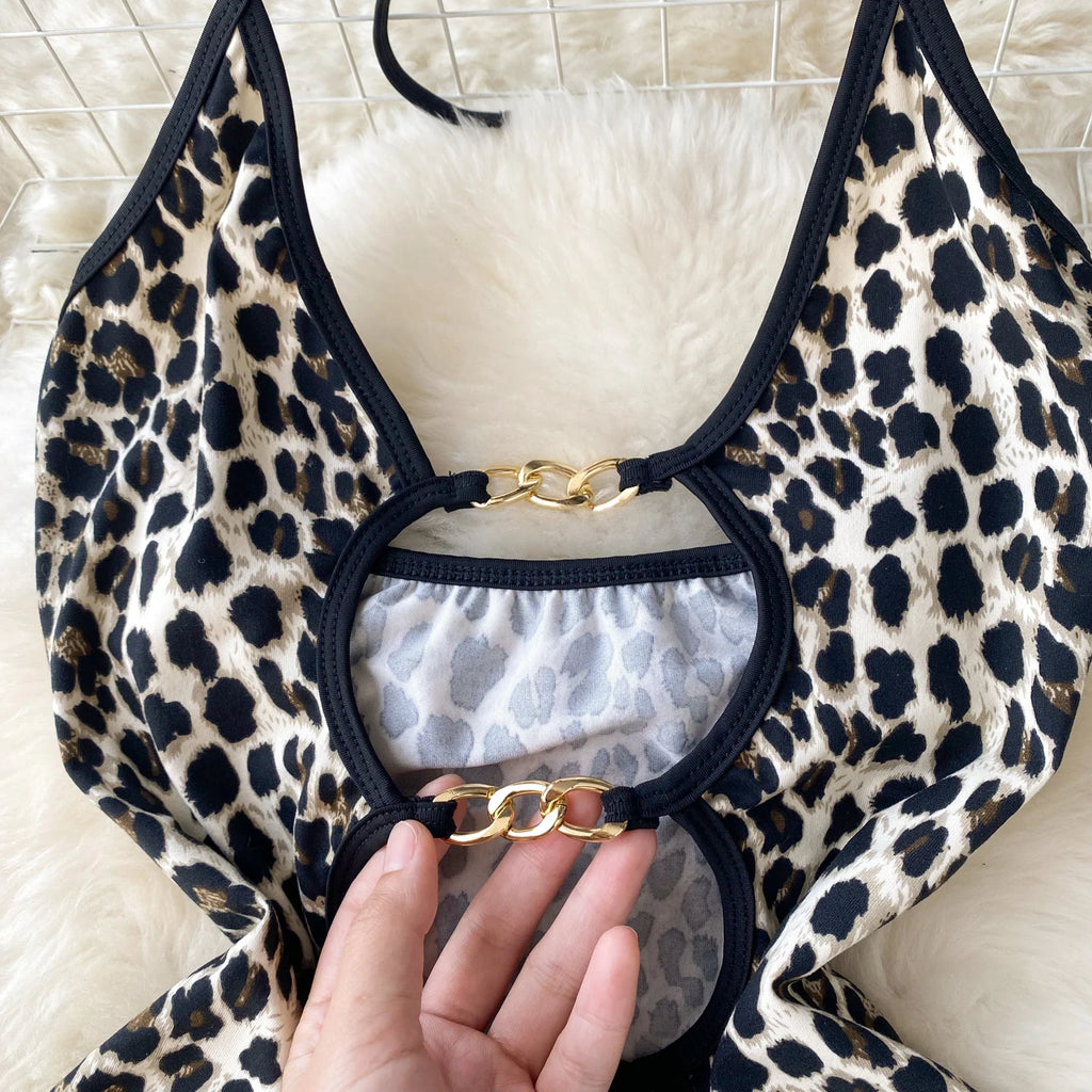 Wild Leopard Bodycon Dress