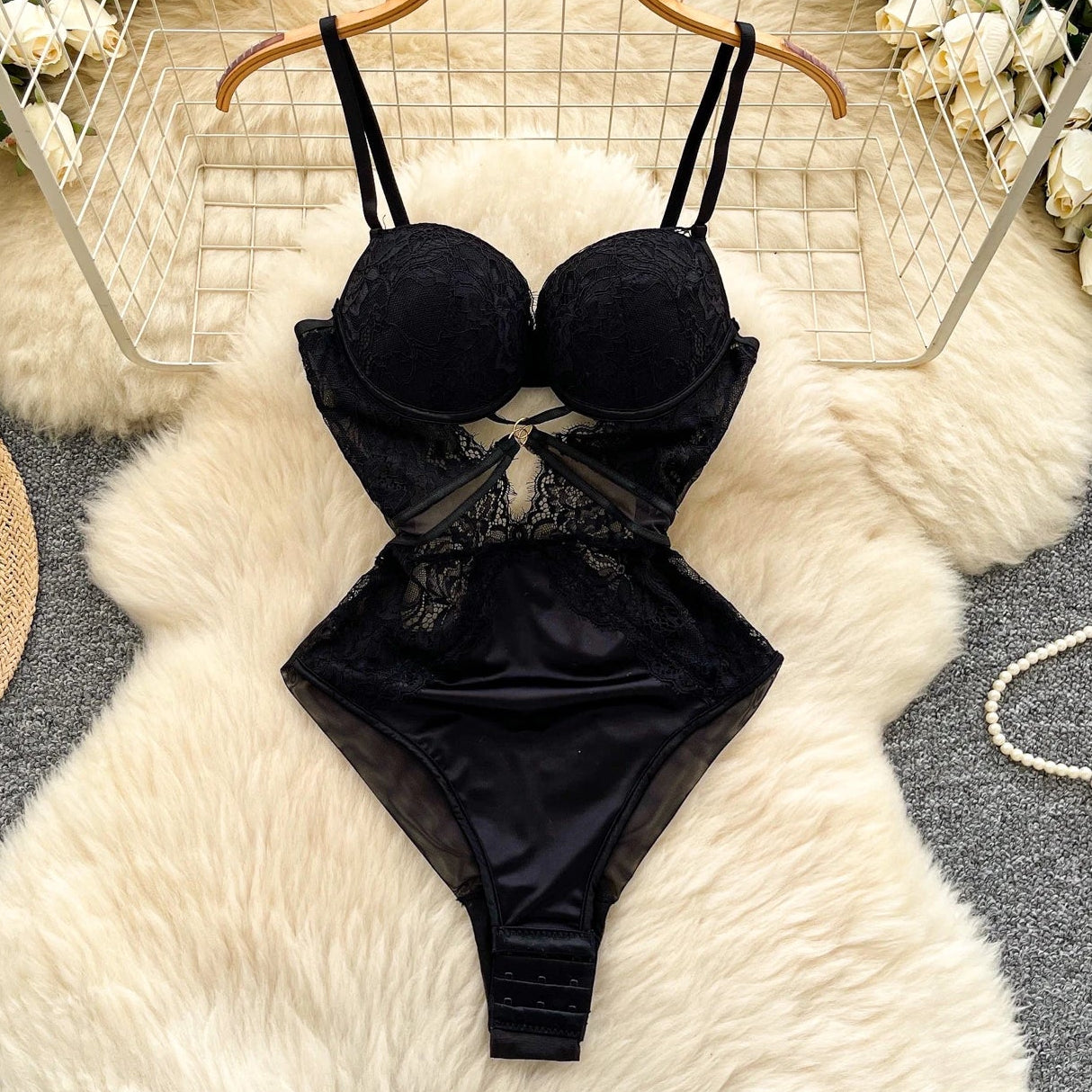 Heavenbound Lace Bodysuit