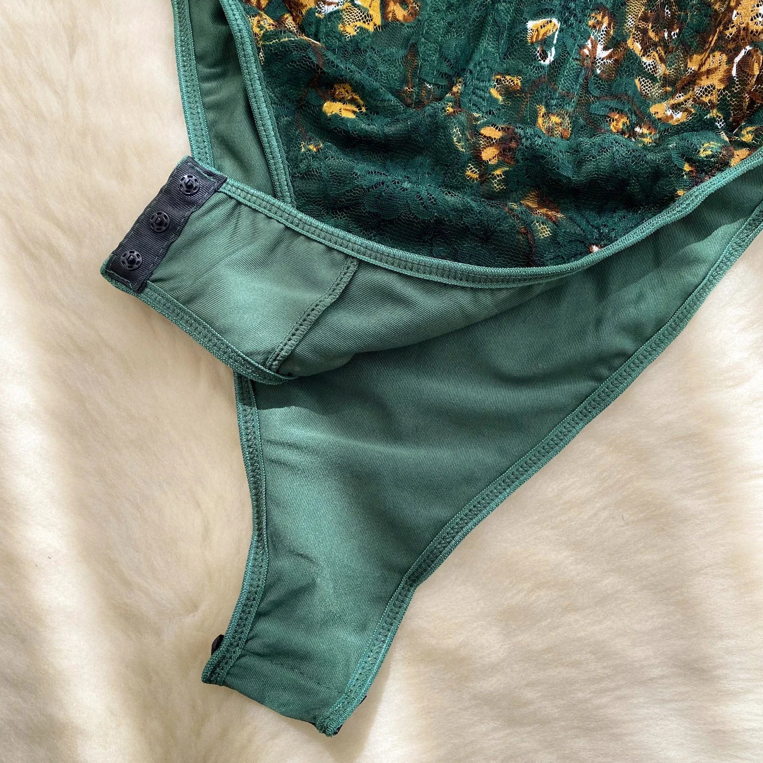 Garden Frame Corset Bodysuit