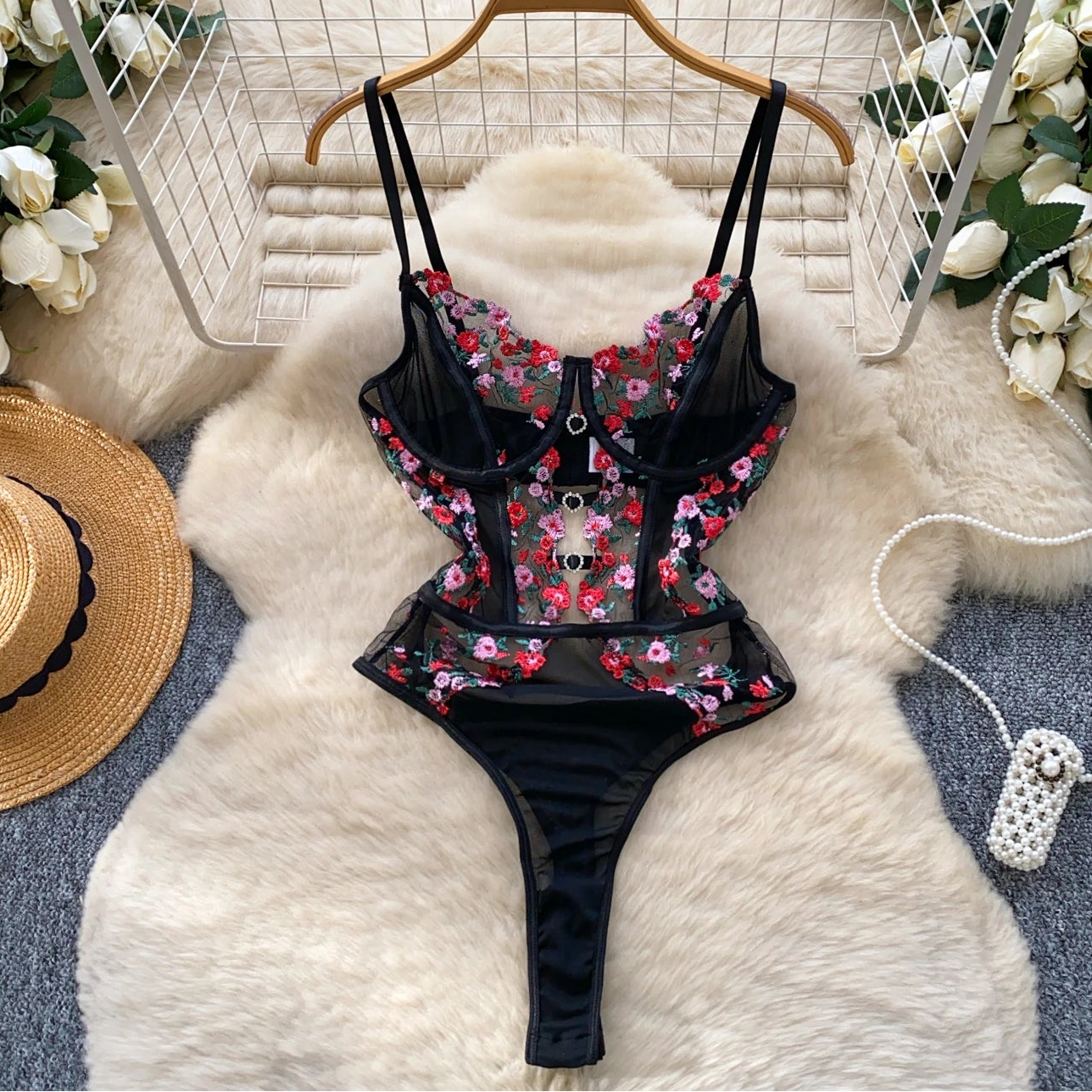 Bad Habit Floral Bodysuit
