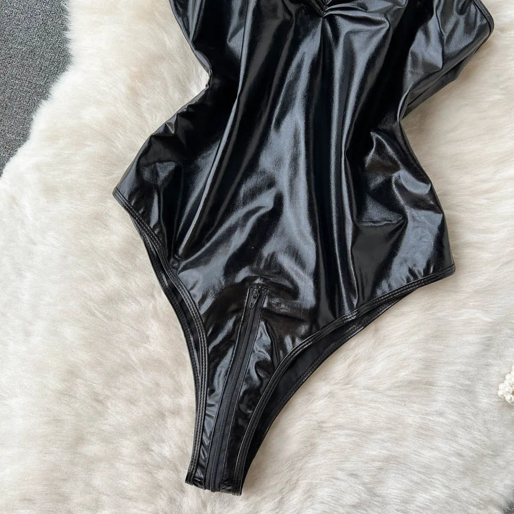 Crossbind Halter Bodysuit