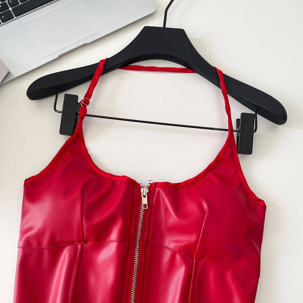 Leather Pleasure Camisole