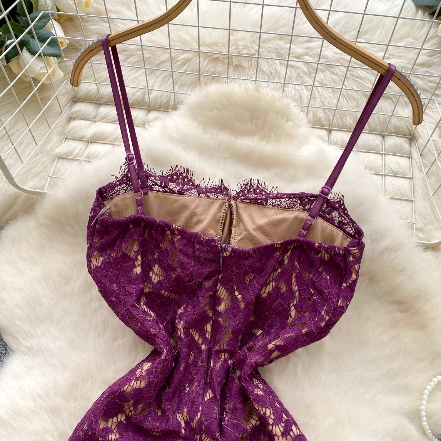 Fleurveil Lace Mini Dress