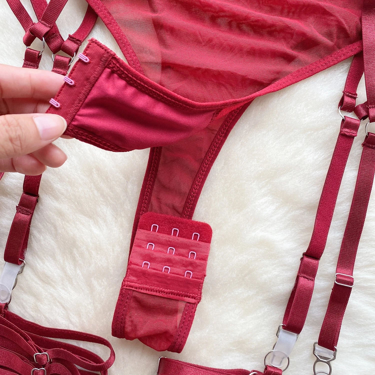 Crimson Command Bodysuit