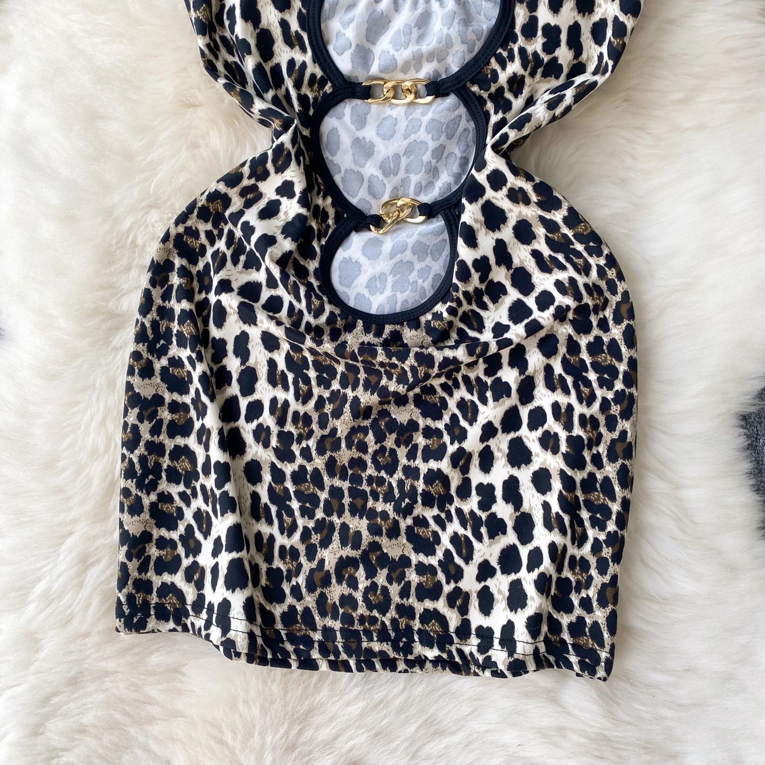 Wild Leopard Bodycon Dress