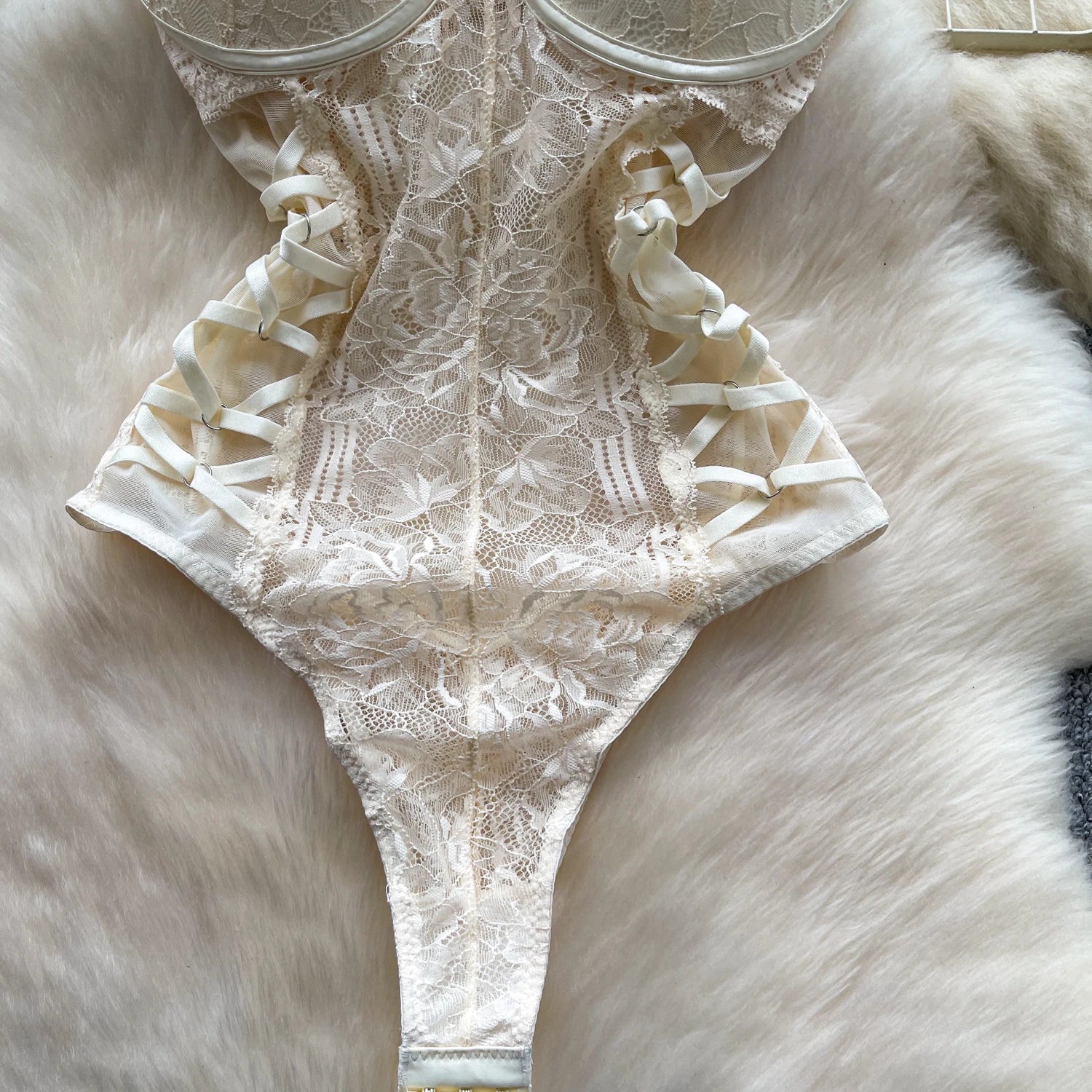 Heartframe Lace Bodysuit
