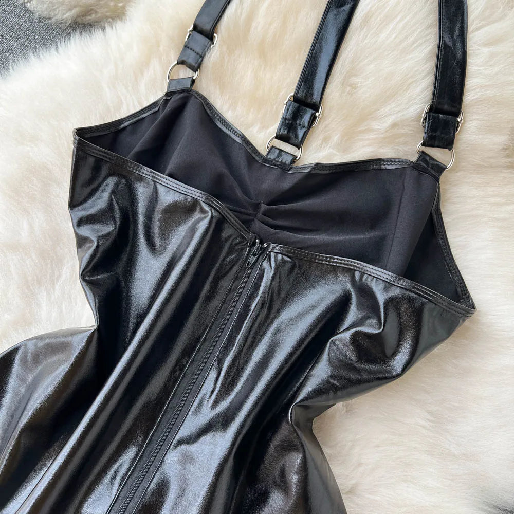 Crossbind Halter Bodysuit