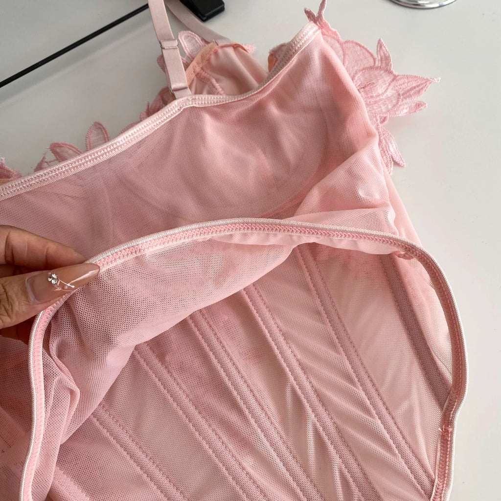 Floral Reverie Corset Bodysuit