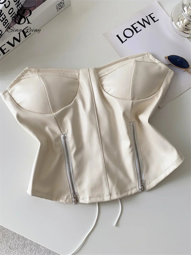 Zip Me Up Corset Top