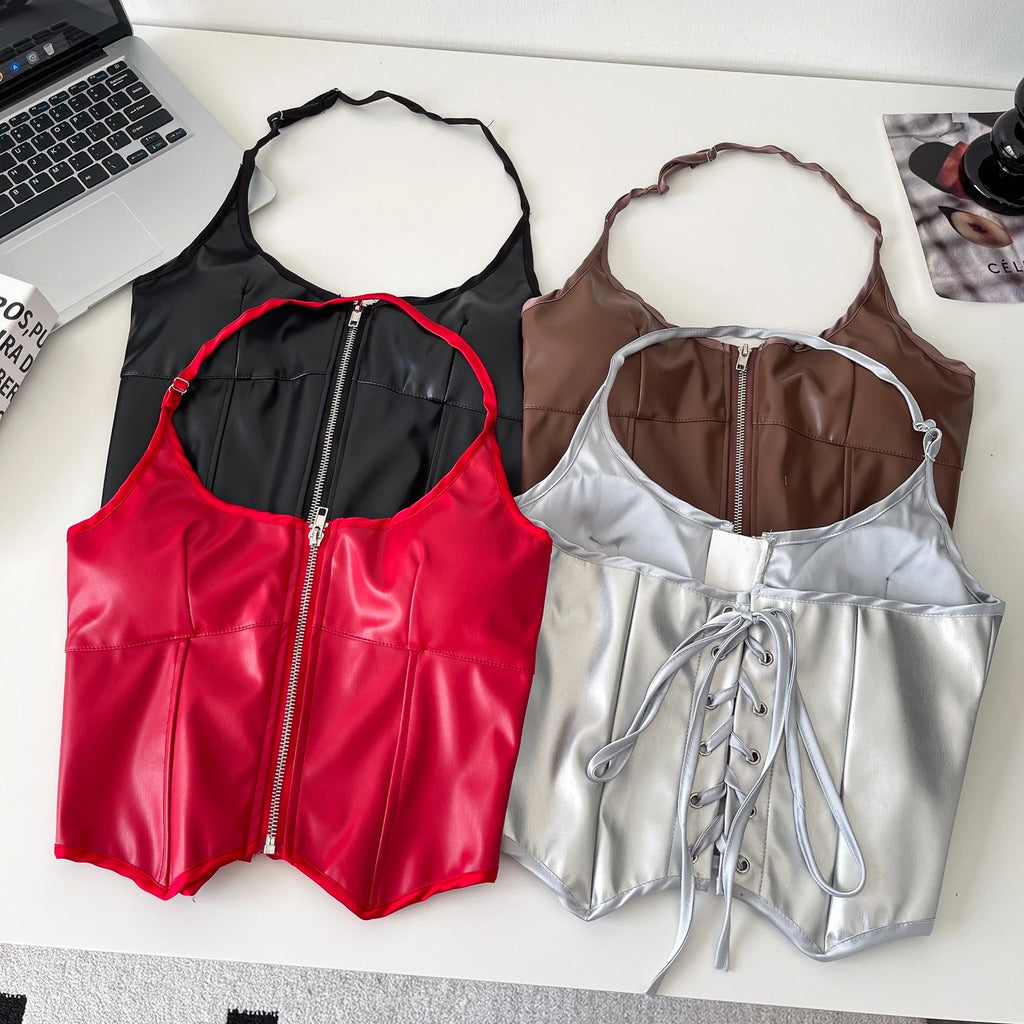 Leather Pleasure Camisole