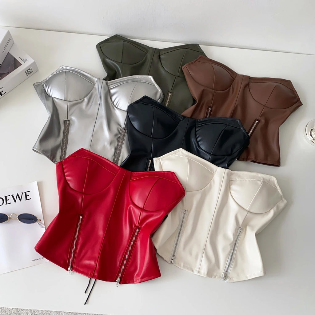 Zip Me Up Corset Top