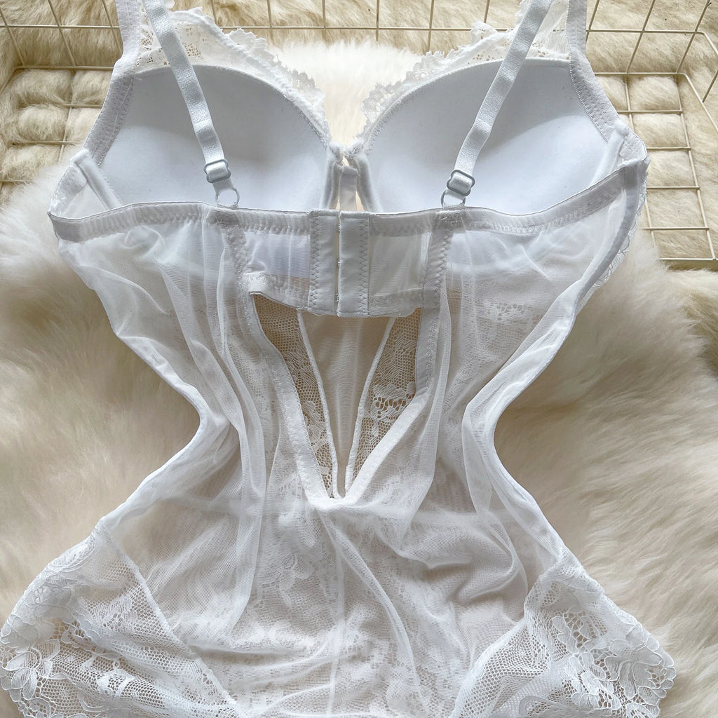 Laceframe Structured Bodysuit