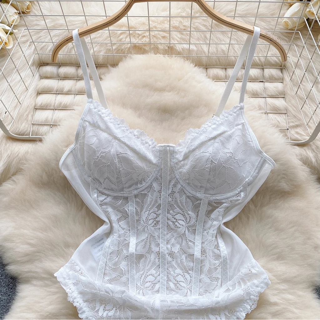 Contour Bloom Lace Bodysuit