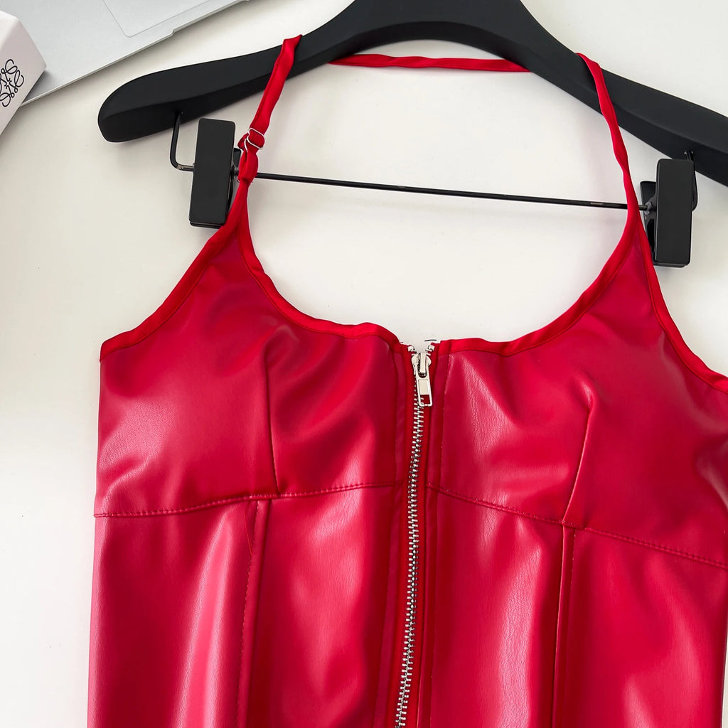 Leather Pleasure Camisole