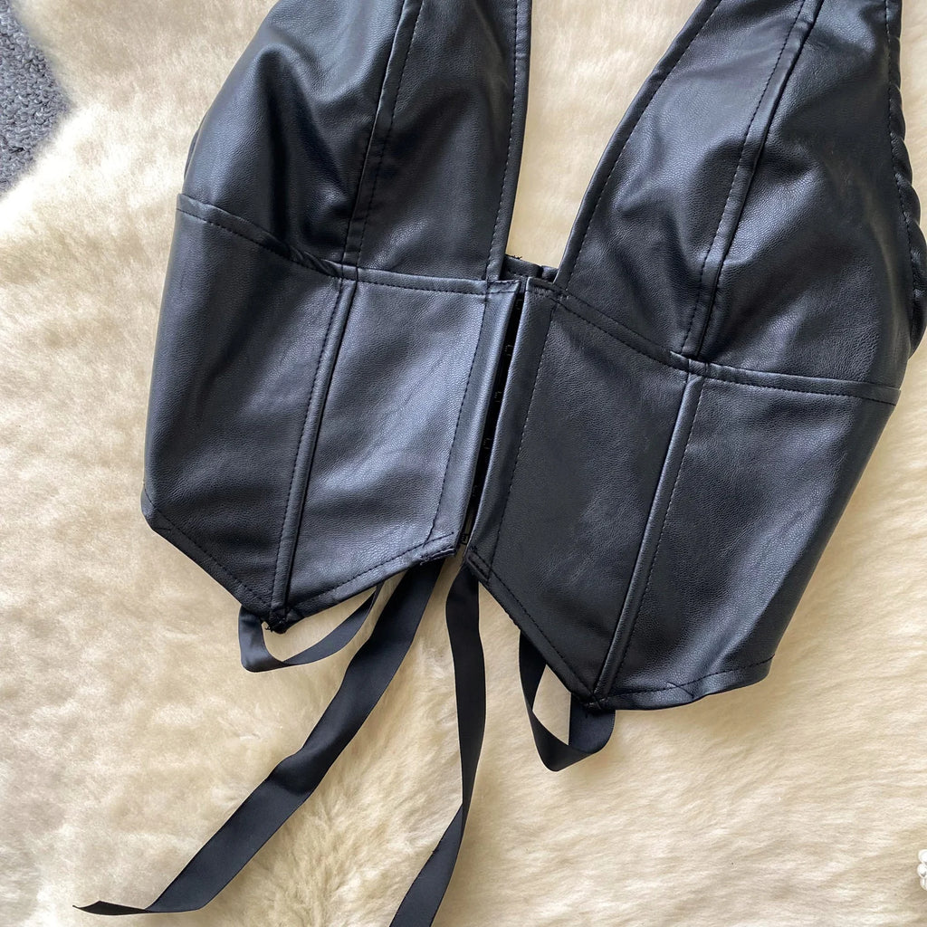 Deepline Halter Corset Top