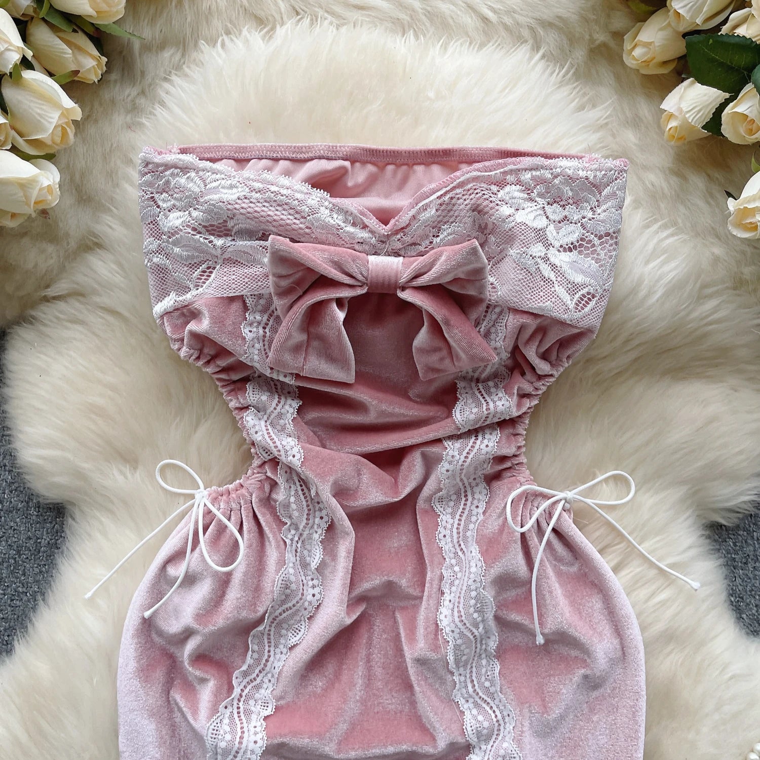 Statement Bow Mini Dress