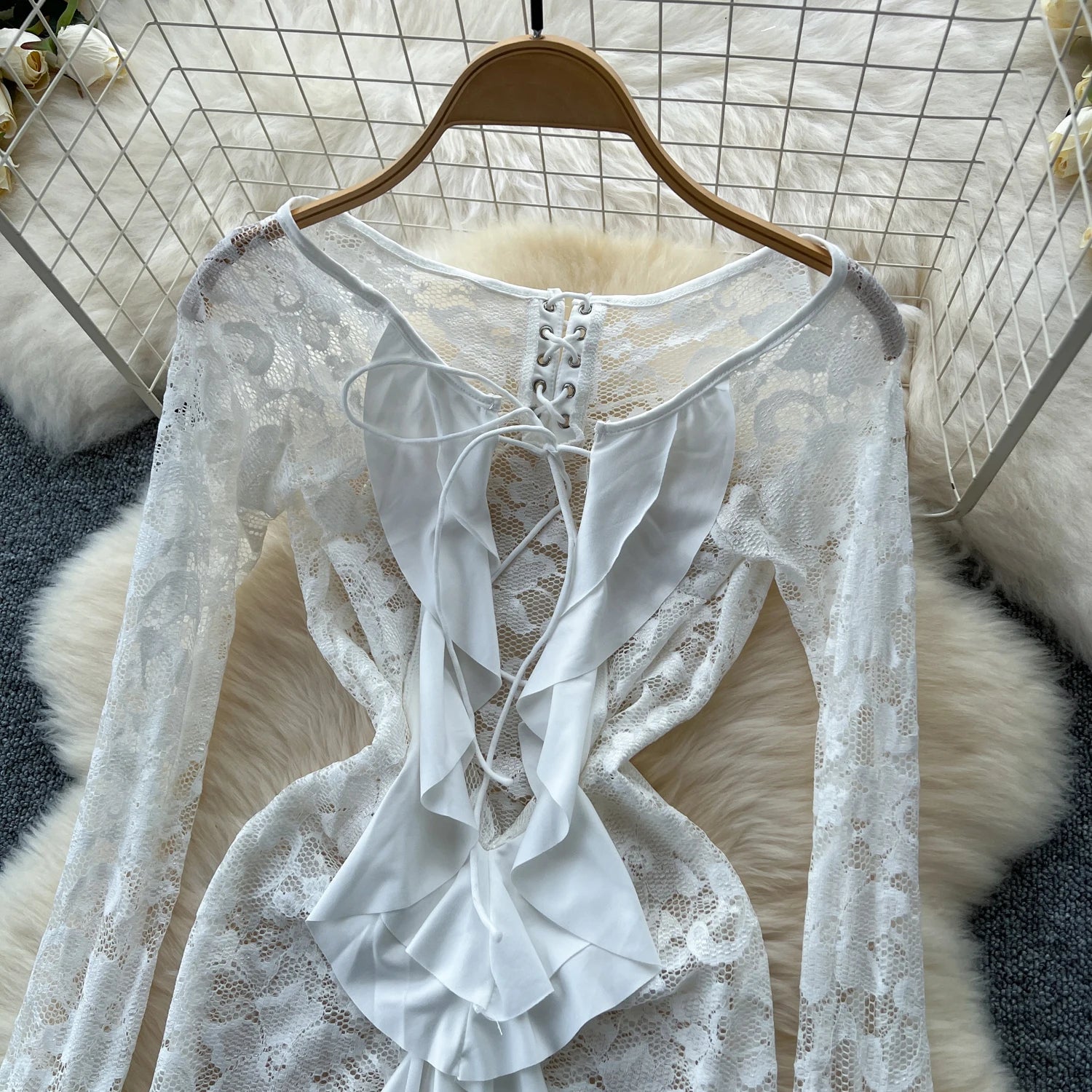 Afterglow Lace Dress