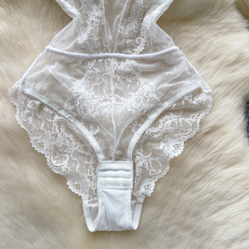 Laceframe Structured Bodysuit