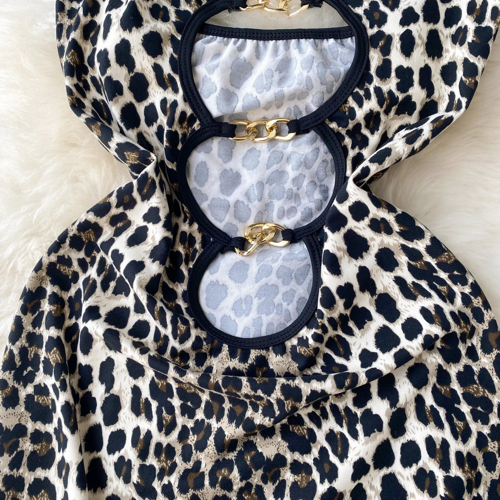 Wild Leopard Bodycon Dress