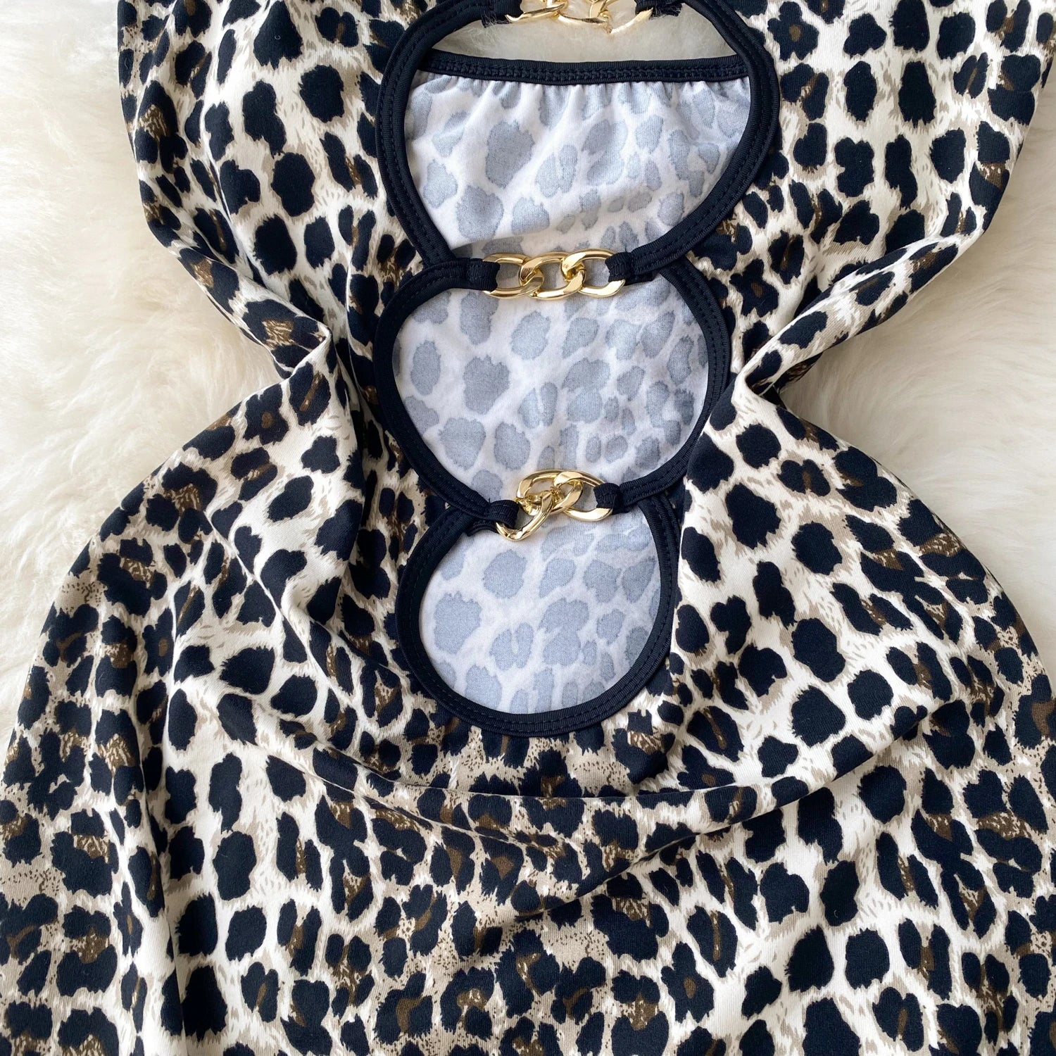 Wild Leopard Bodycon Dress