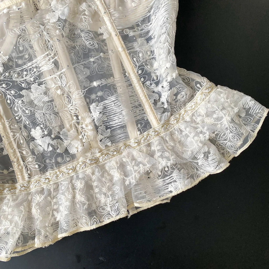Heirloom Ruffle Corset Top