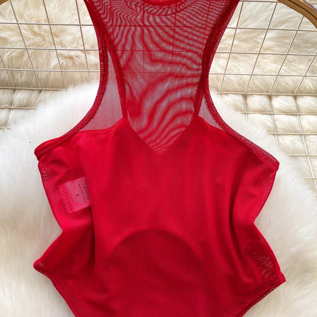 Siren Veil Mesh Bodysuit