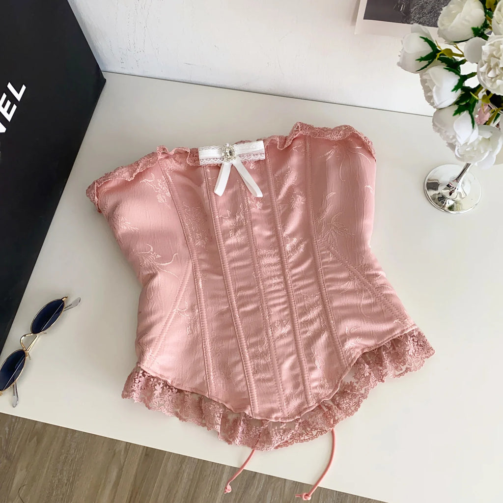 Sweet Bow Corset Top