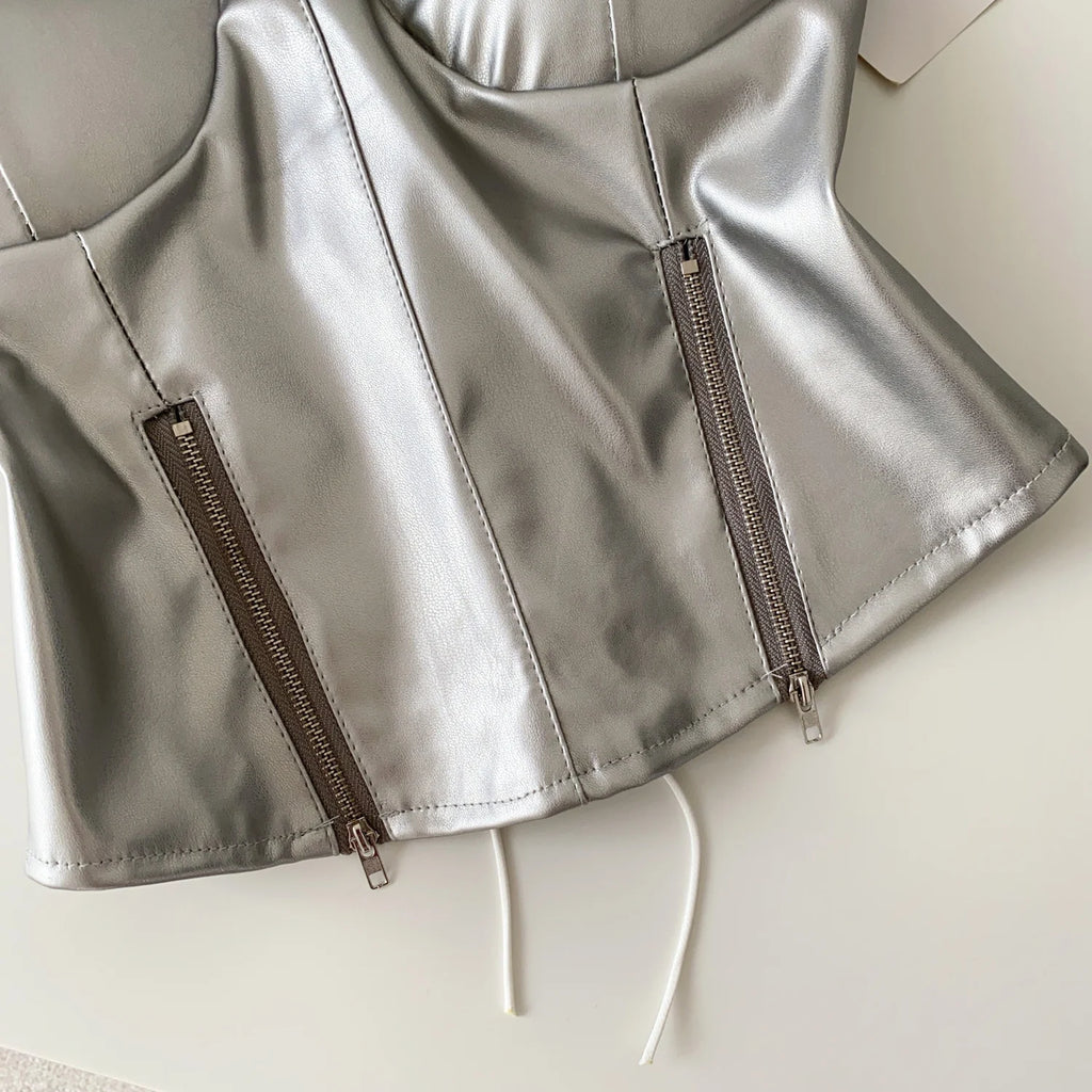 Zip Me Up Corset Top