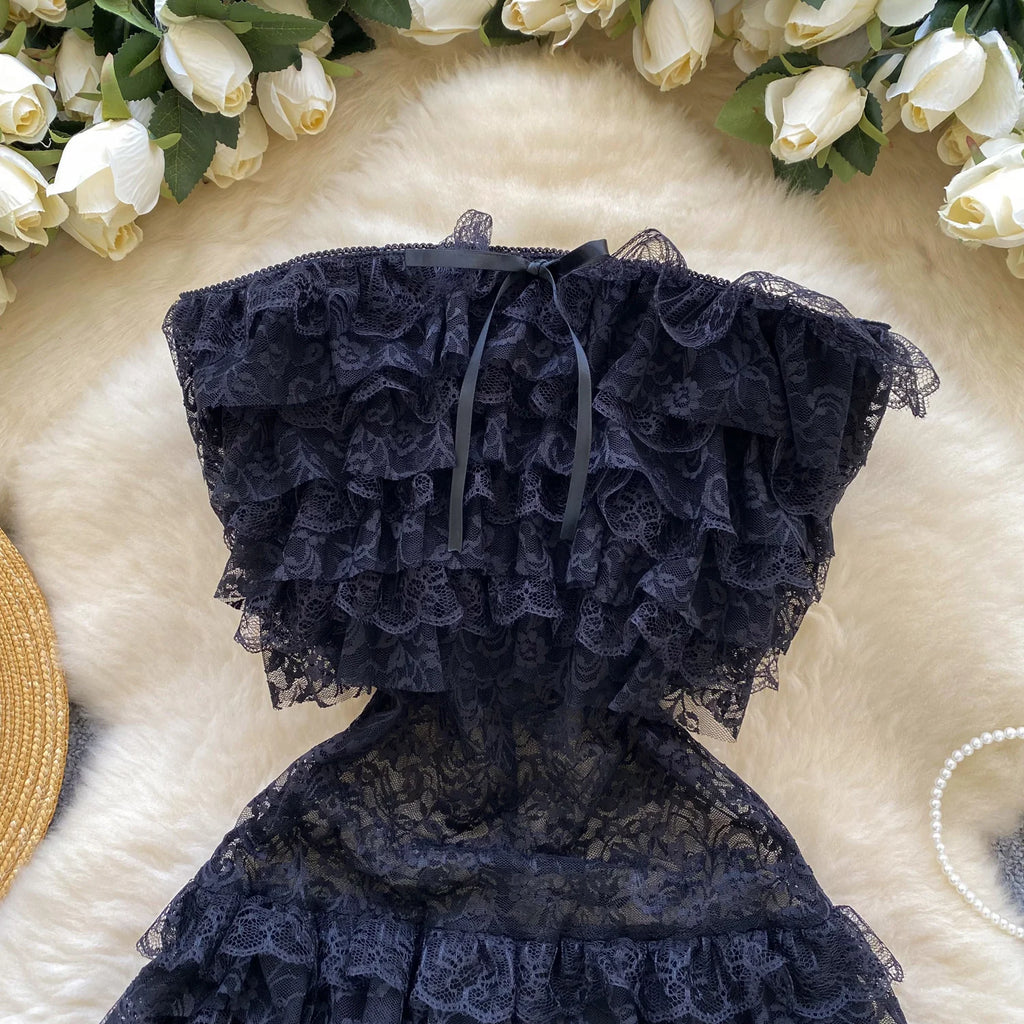 Tierfall Ruffle Mini Dress