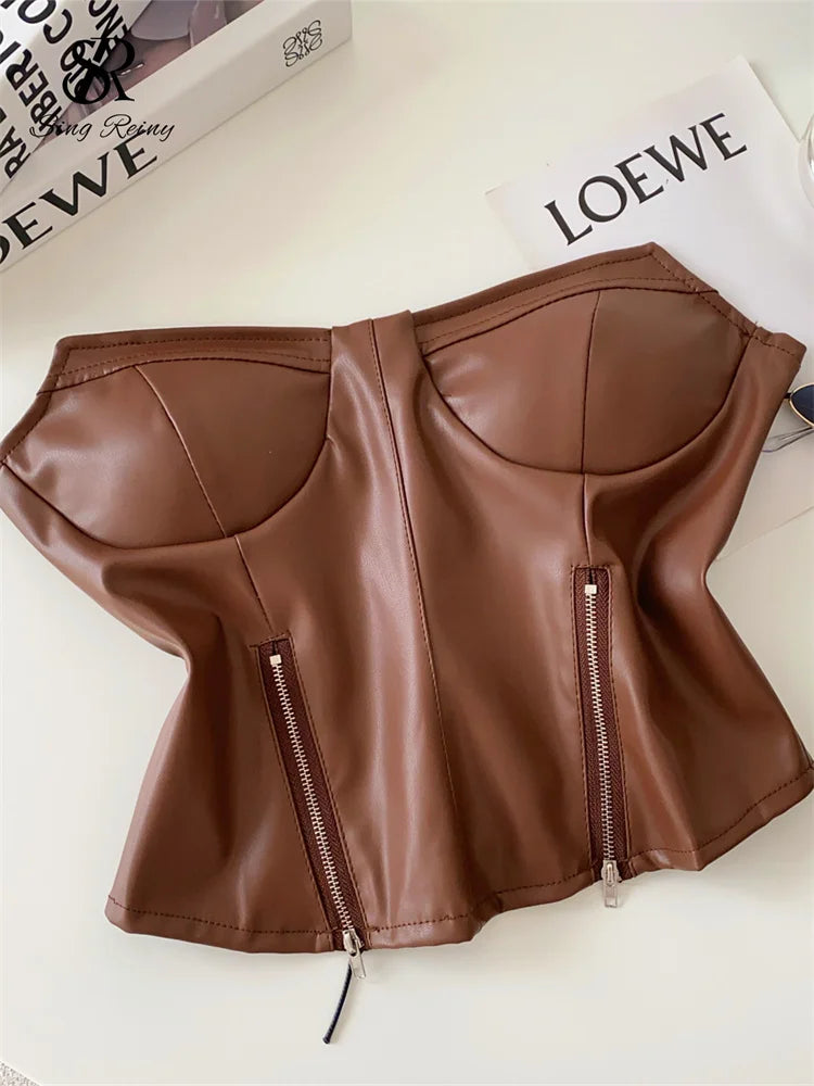 Zip Me Up Corset Top